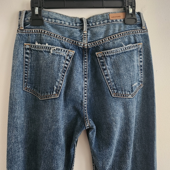 GRLFRND Helena Button Front High-Rise Straight Crop Leg Jeans - Picture 7 of 14